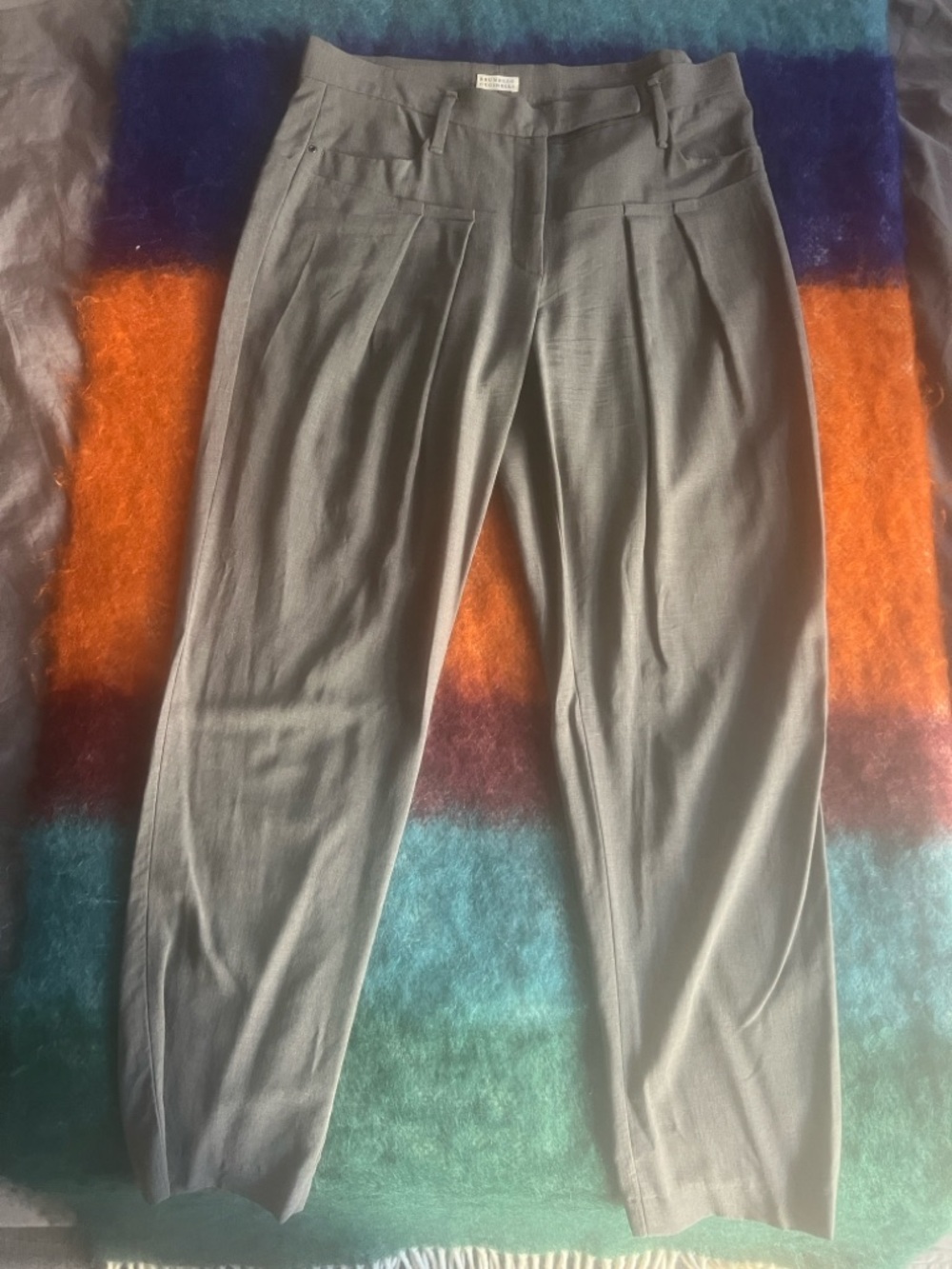 Brunello cuchinelli Classic Gray Pleated Trousers